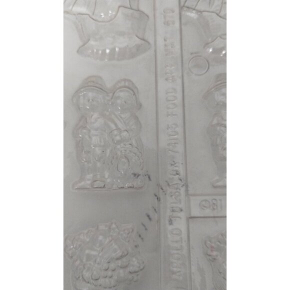 Hallmark Cards Clear Plastic Thanksgiving Candy Molds‎ Makes 12 Servings. - Picture 5 of 8